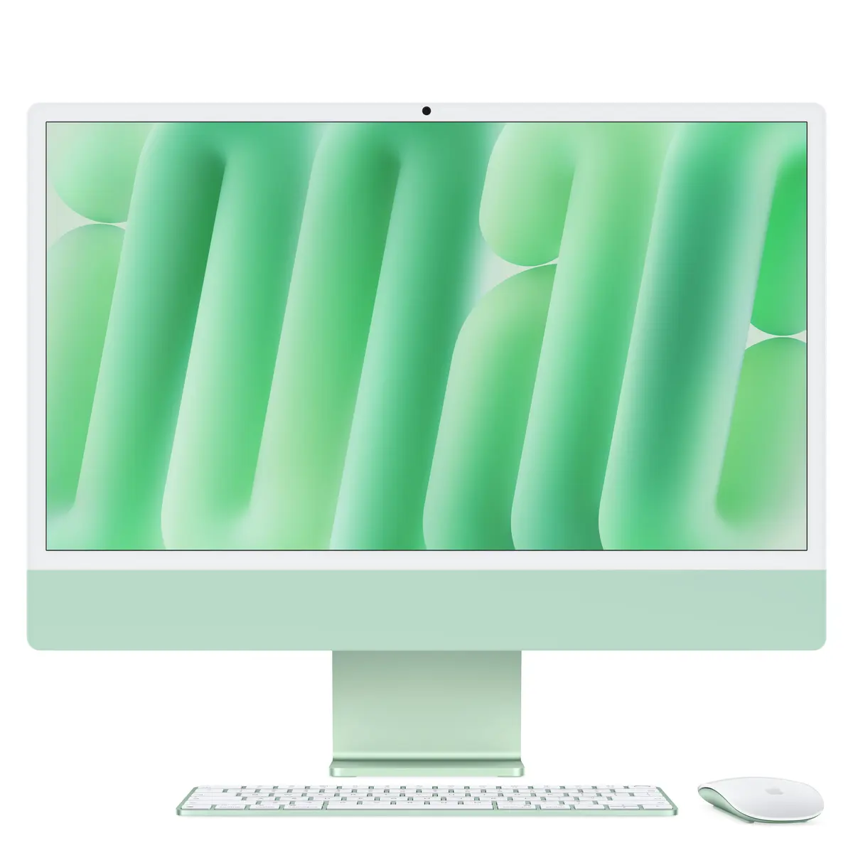 iMac 24-tommer M6 12-kjerners CPU/12-kjerners GPU 32 GB minne 512 GB SSD nanotekstur Magic Trackpad - Grønn