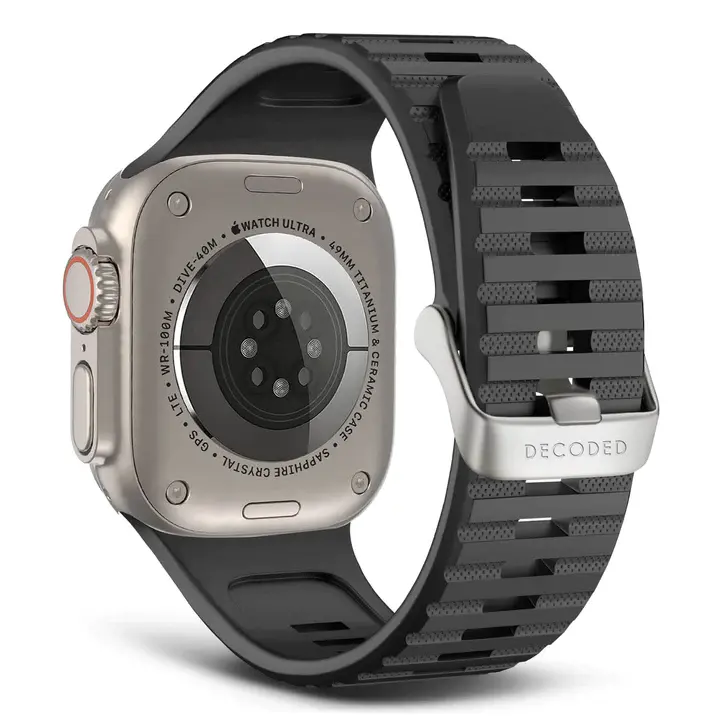 Decoded 49/46 mm Ultra Strap Reim - Svart