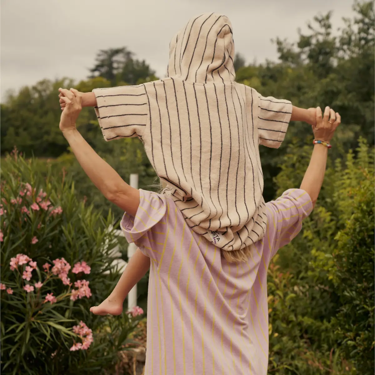 Badeponcho Kids Creme & Ink
