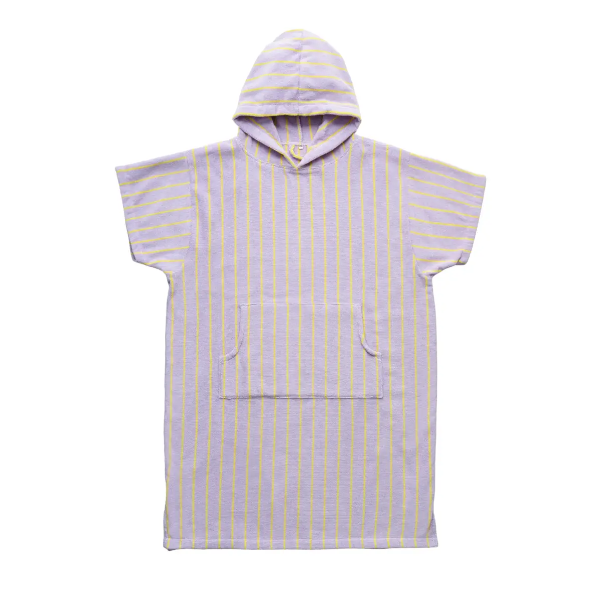 Badeponcho Lilac & Neon Yellow