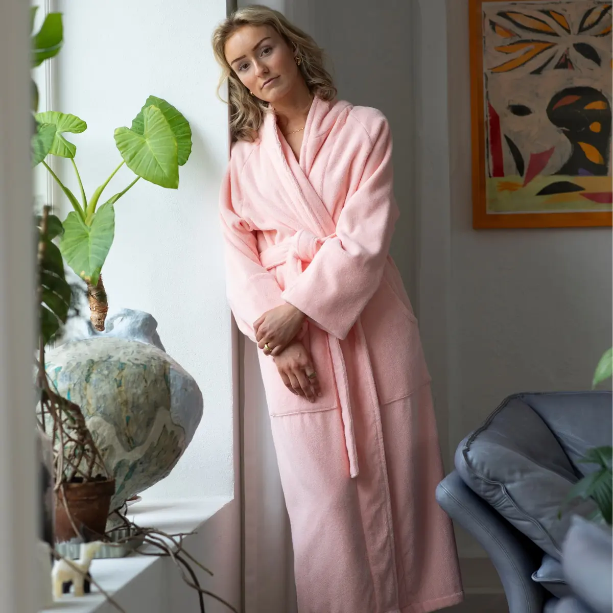 Morgenkåpe Blush