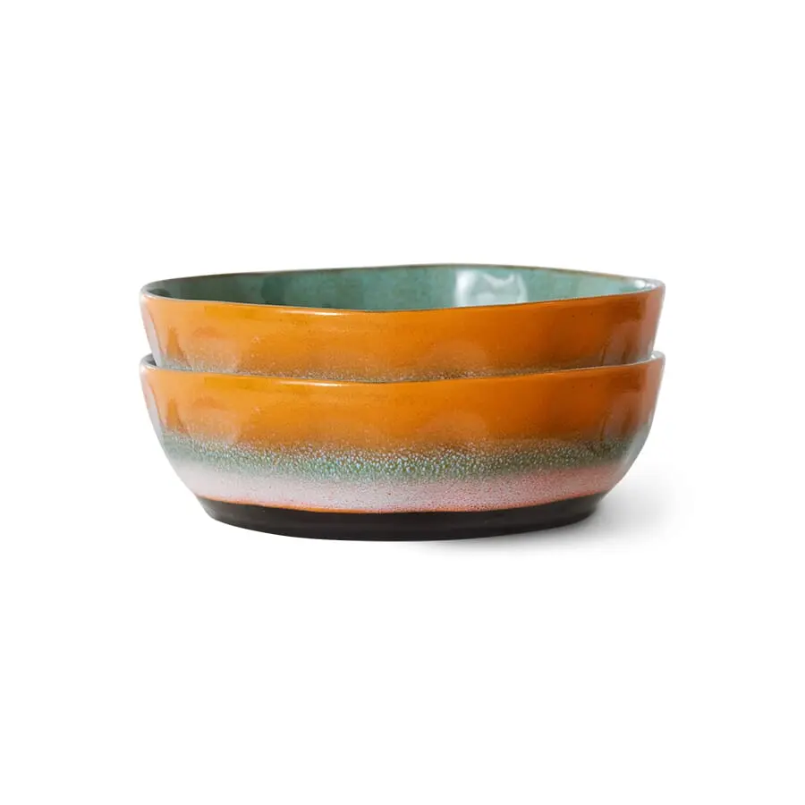 2 stk Pastaboller Golden Hour | 70s Ceramics