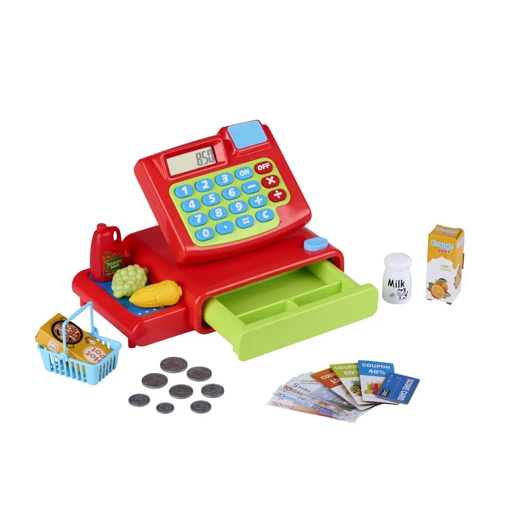 Kasseapparat med 25 deler | Eddy Toys