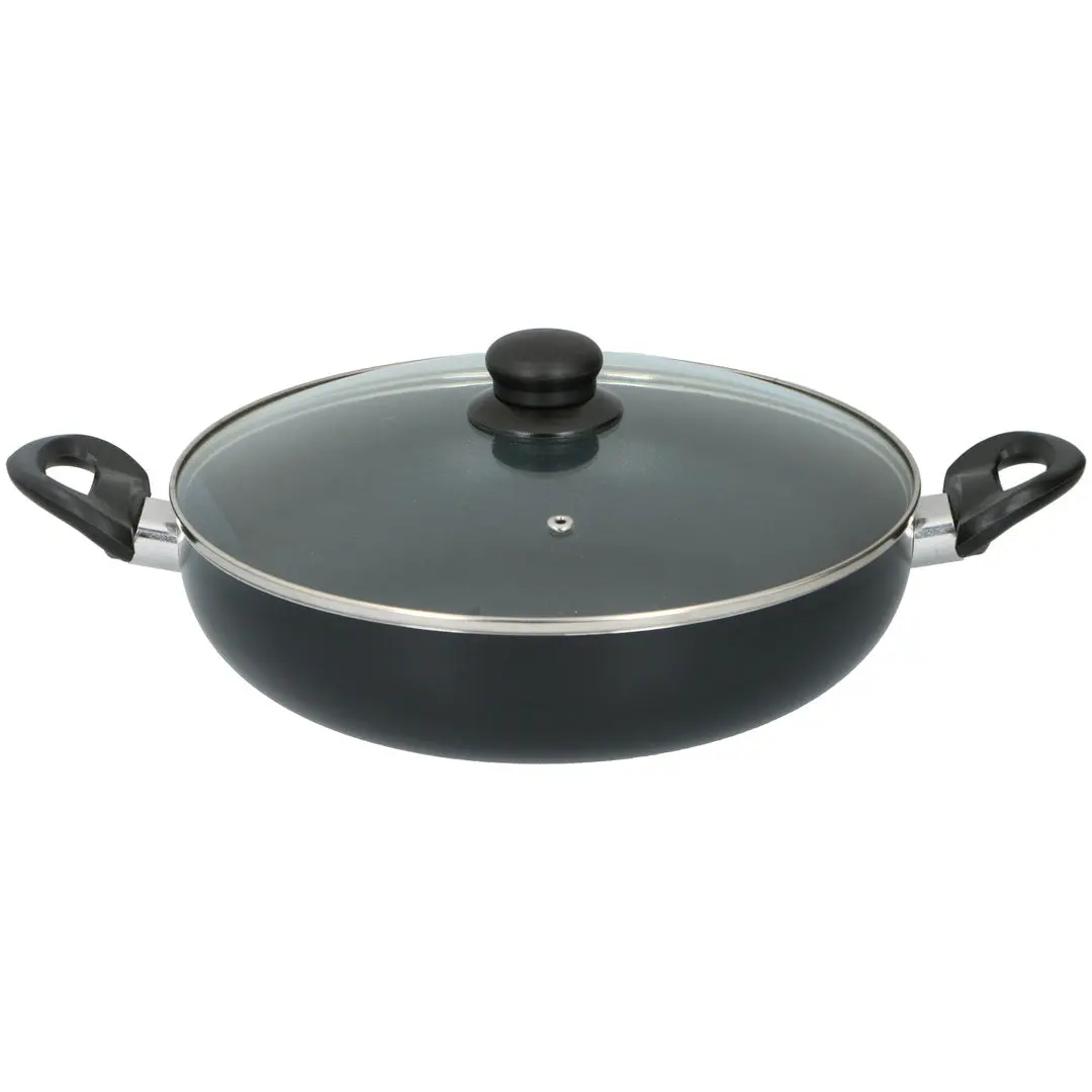 Alpina traktørpanne 28 cm | Med glasslokk