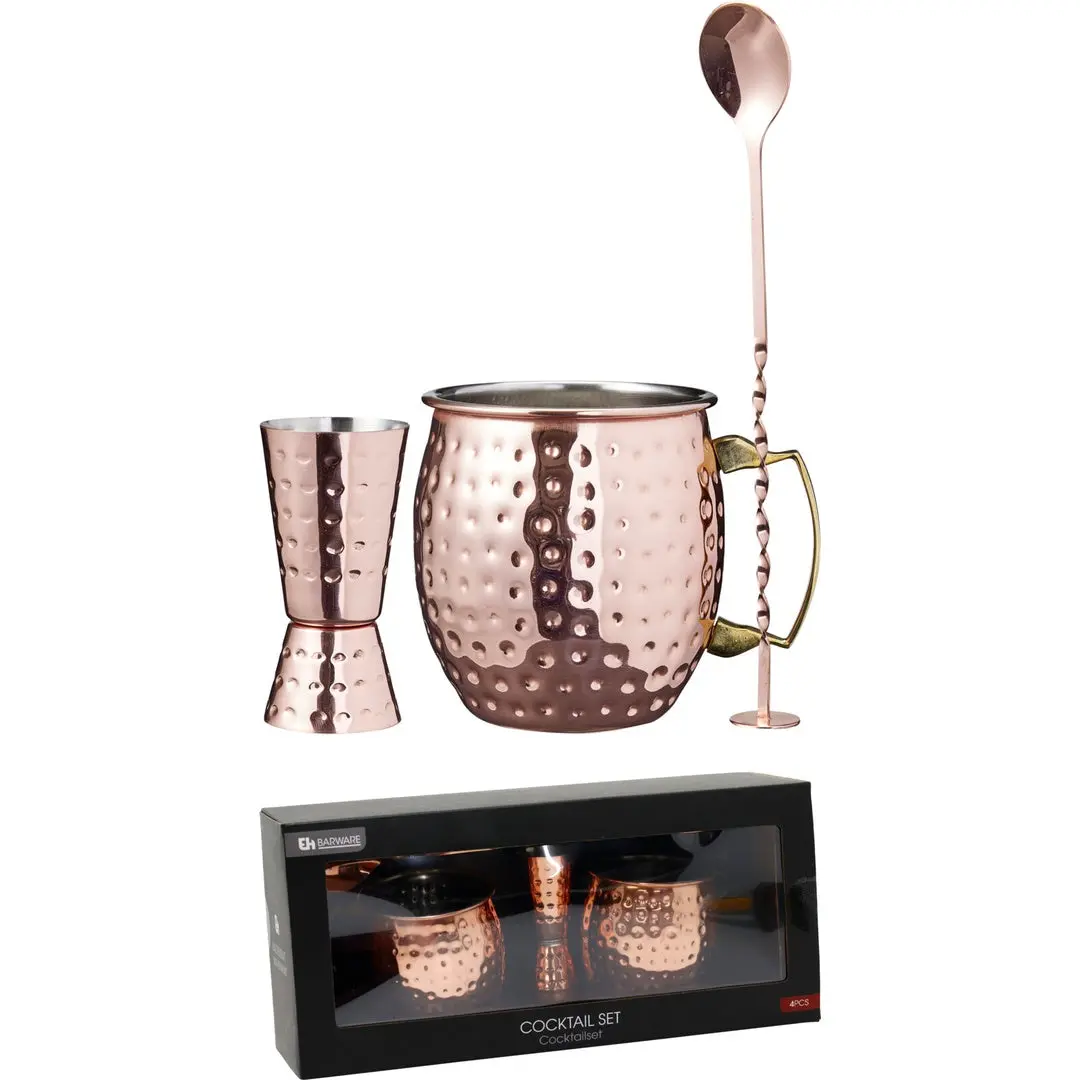 Moscow Mule Cocktailsett 4-deler