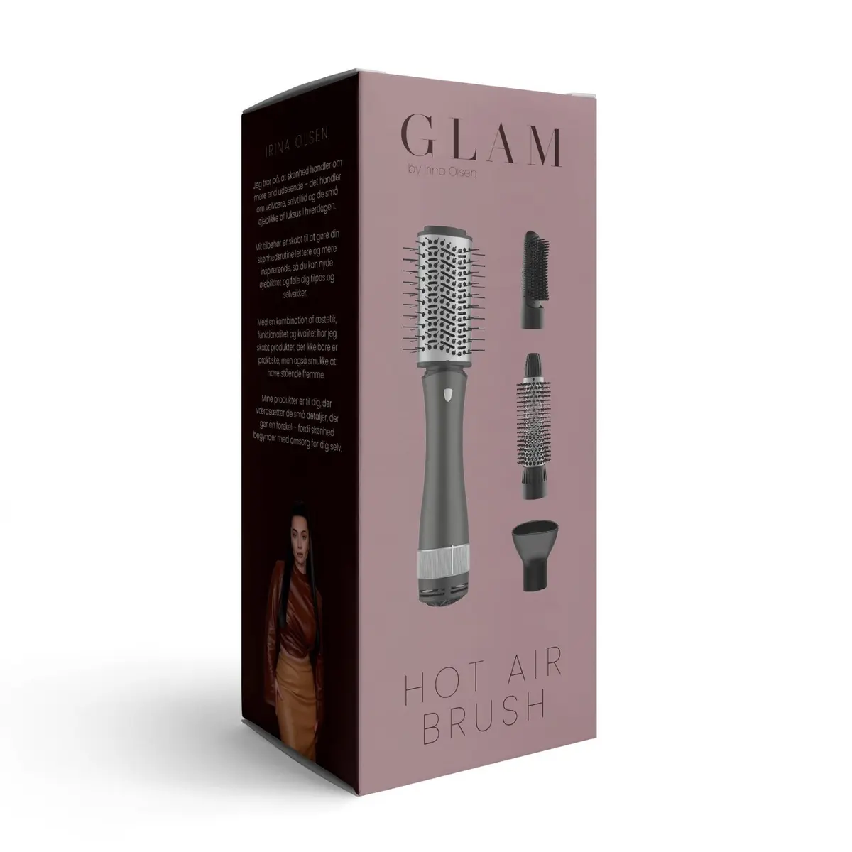 GLAM Hot Air Brush 4-i-1 | Varmluftsbørste for Styling