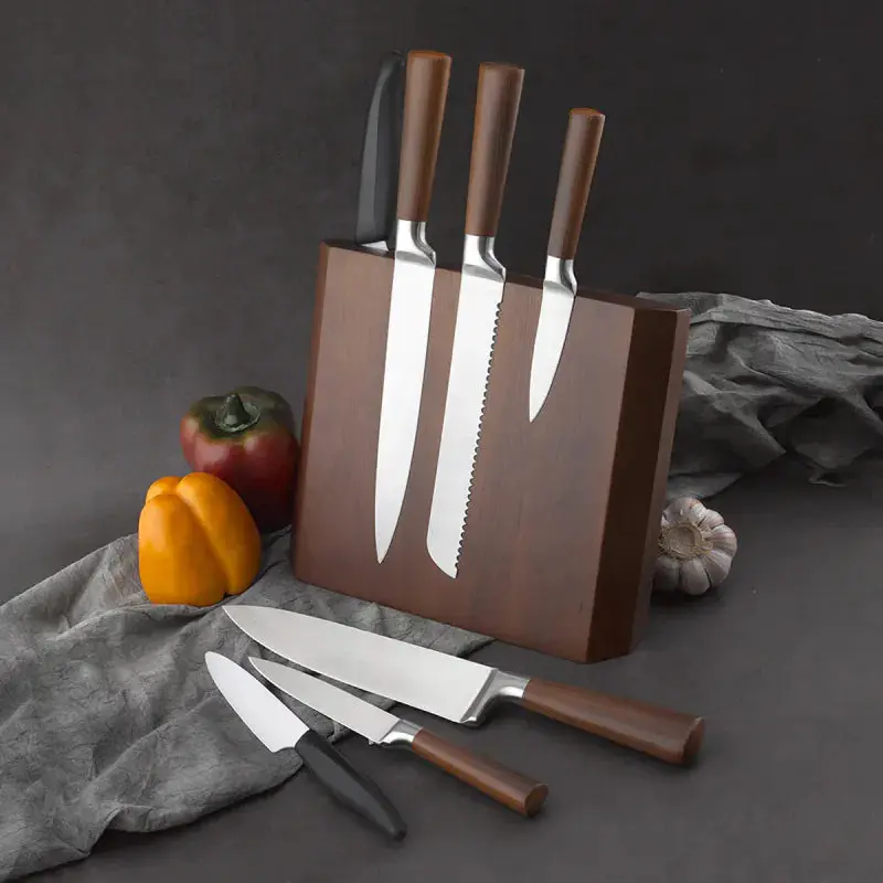 Feinschmecker Magnetisk Knivblokk I Tre