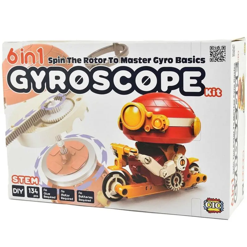 Gyroscope Science Kit 6in1 134 deler
