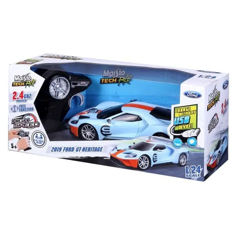 Ford Gt Heritage 2,4Ghz Radiostyrt Bil 1:24