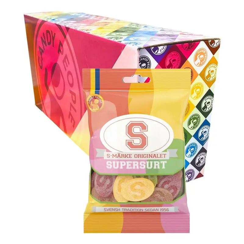 S - merke Supersurt 18x80g | Storpakk