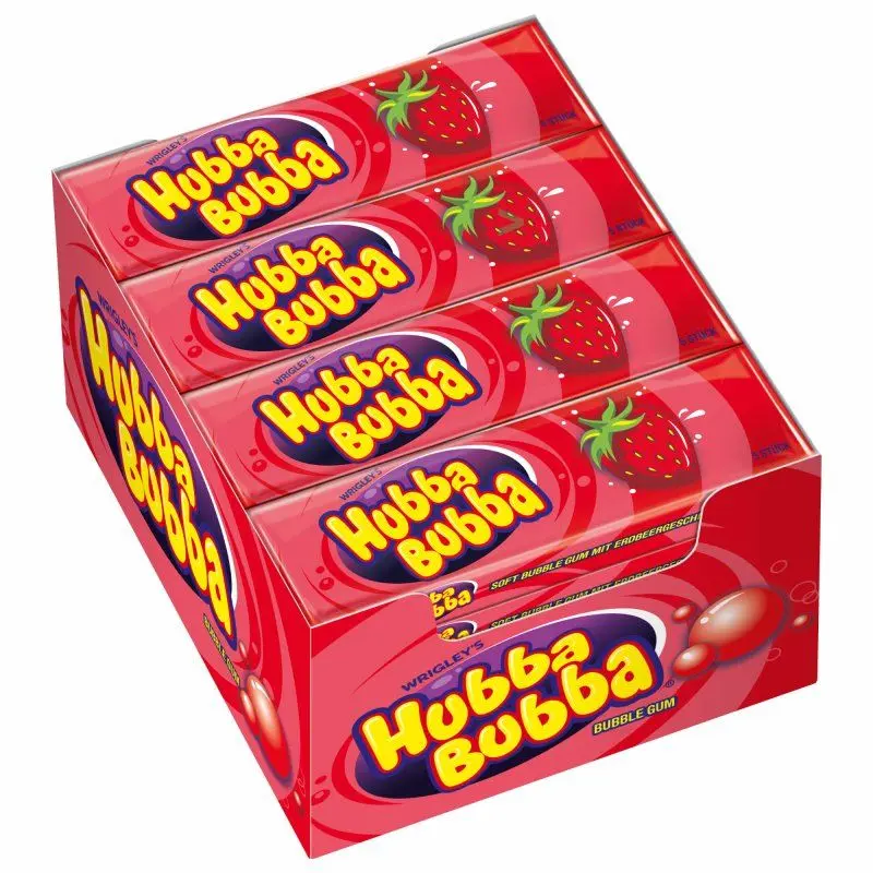 Hubba Bubba Strawberry 20x35g