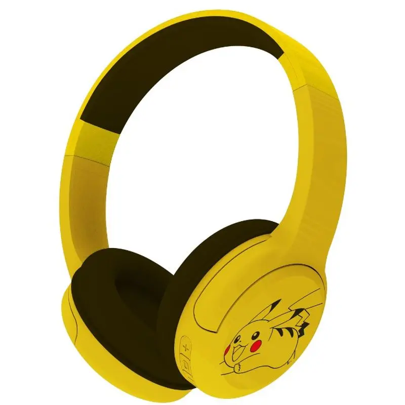 Pokemon Pikachu hodetelefoner for barn | Trådløs 85 dB | Bluetooth + AUX
