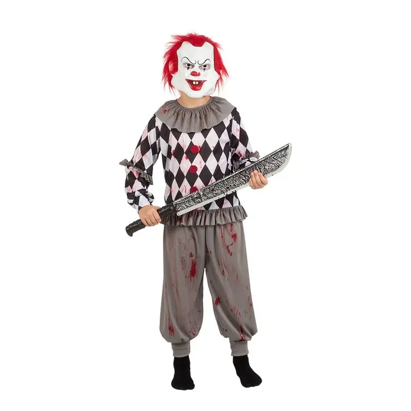 Creepy Killer Clown - Klovnekostyme til Barn