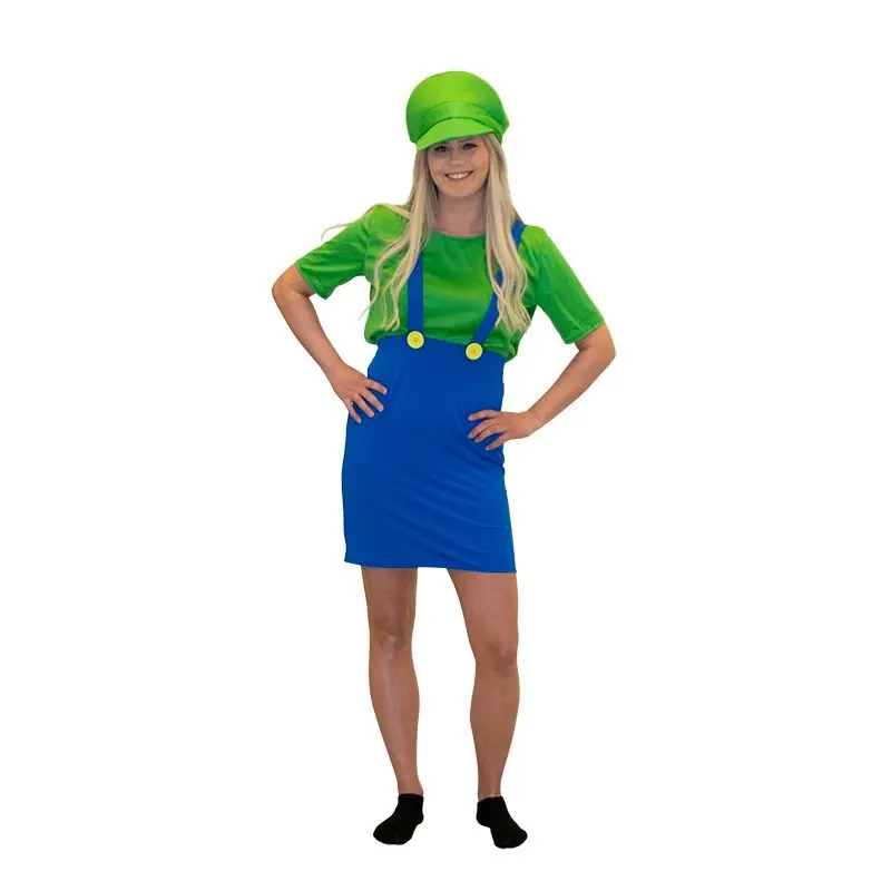 Luigi Inspirert Damekostyme