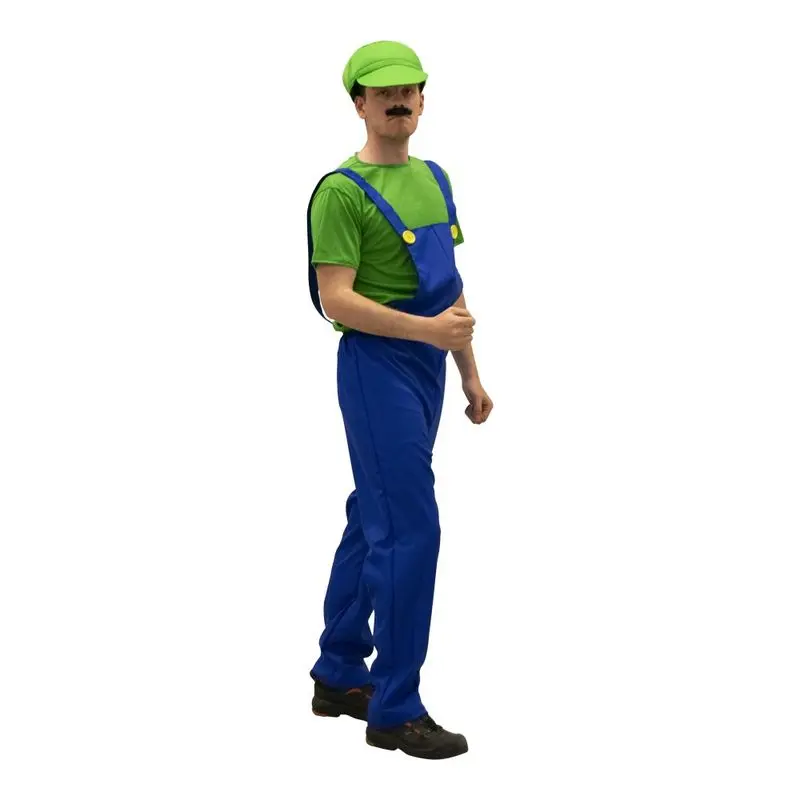 Luigi Inspirert Rørlegger Herre Kostyme