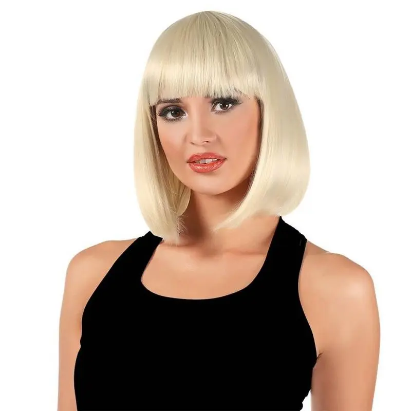 Blond Halvlang Parykk
