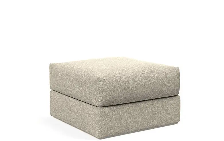 Puf | 75x75 | Latte fløyel | 596