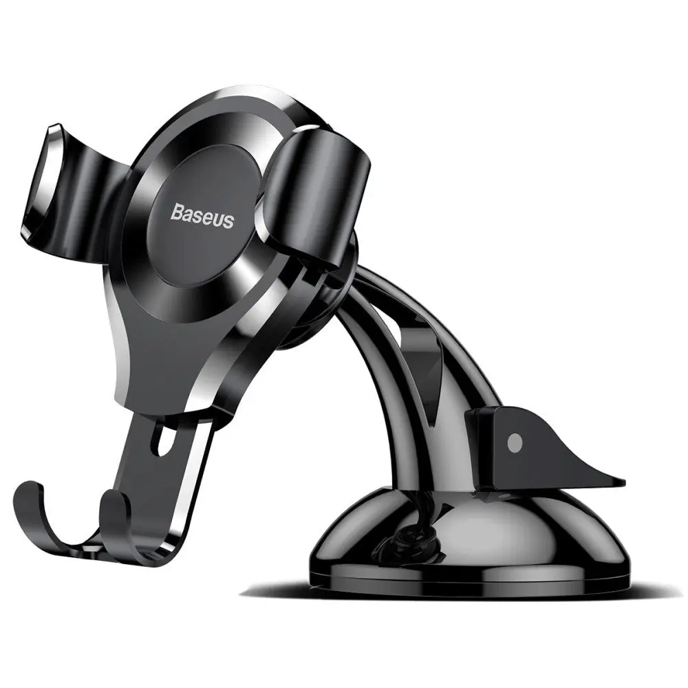 Baseus Suction Cup Gravity Car Mount - Mobilholder til Bil - Max Mobil: 63 x 88mm