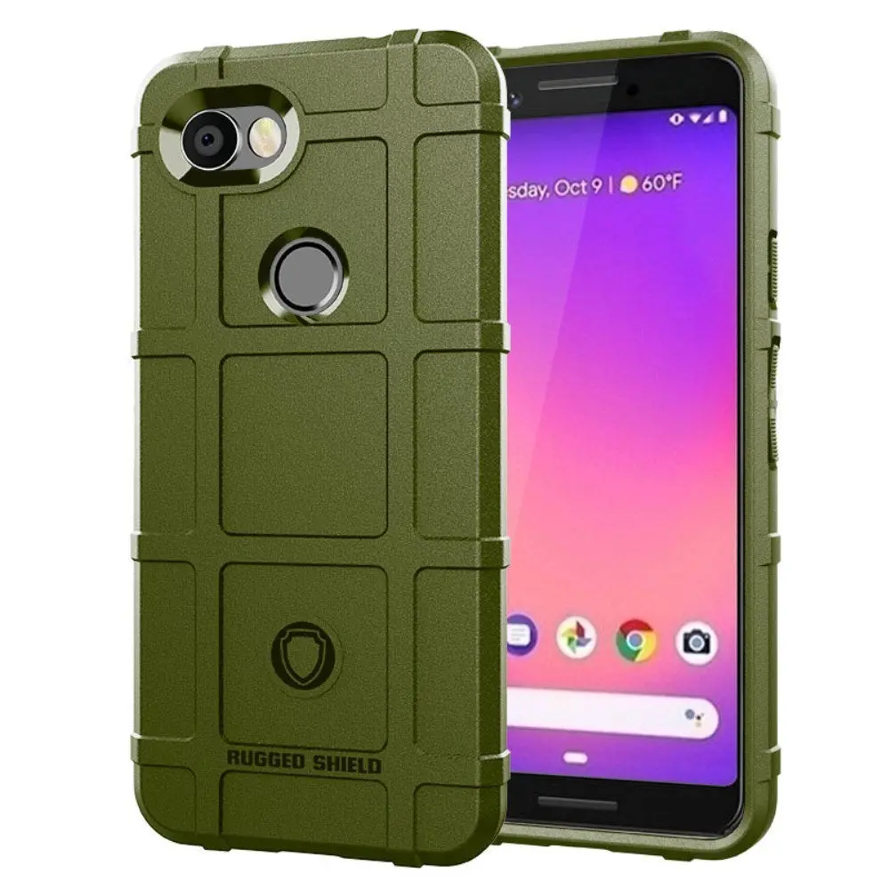 EIDERWOOD Google Pixel 3a Rugged Shield Håndverker Deksel - Mørk Grönn