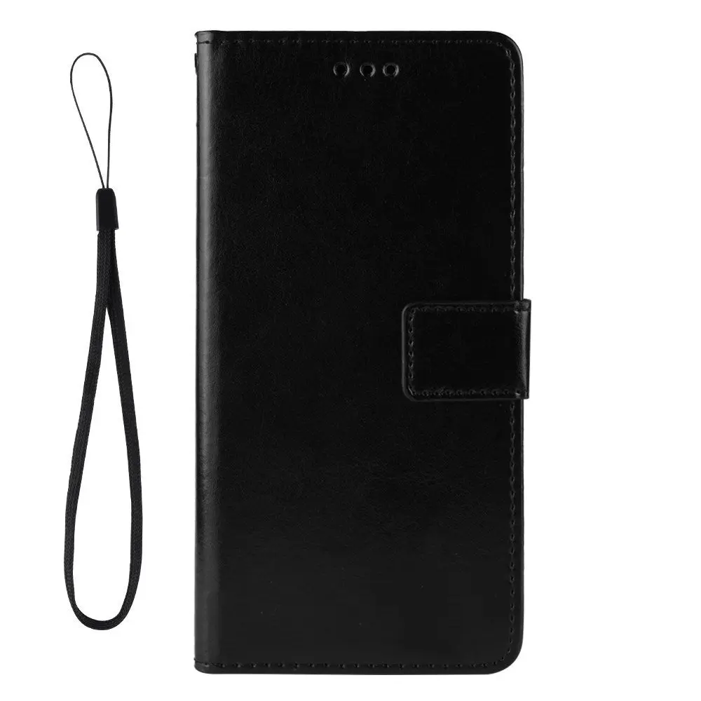 EIDERWOOD Google Pixel 4a Leather Deksel med Lommebok og Stropp - Svart