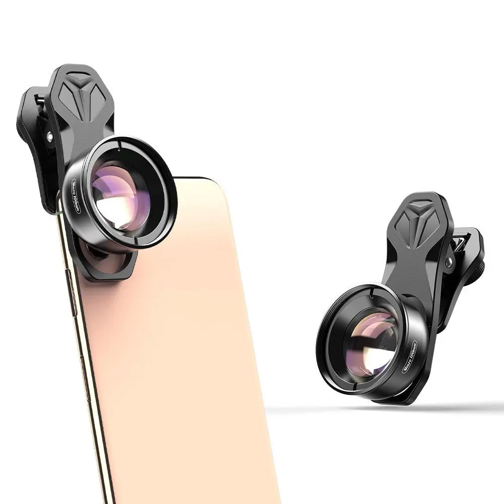 APEXEL Universal 100mm Macro Lens - Kameraobjektiv til Smartphones & nettbrett