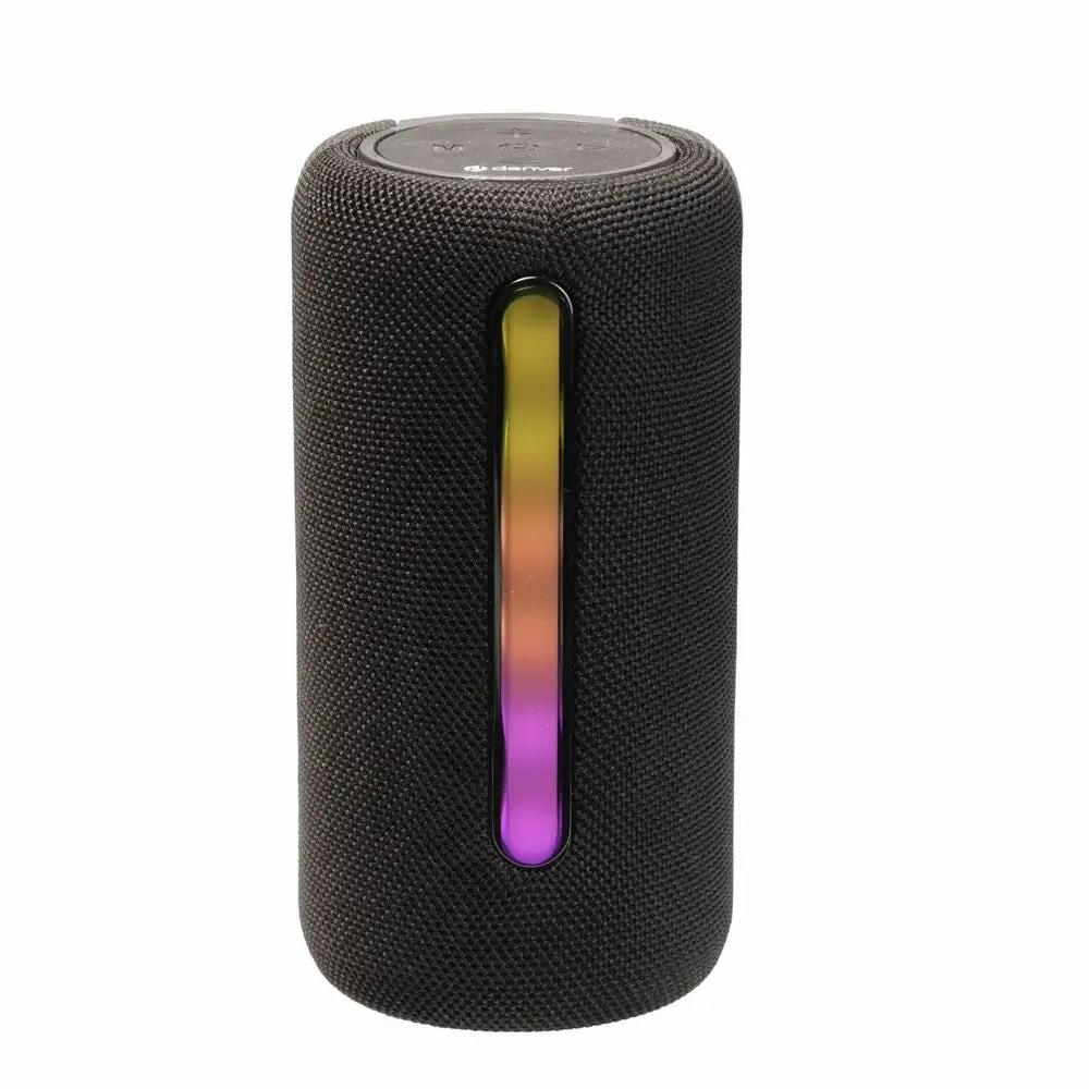 Denver BTL-330 Mini Bluetooth Høyttaler m. LED Lys - Svart