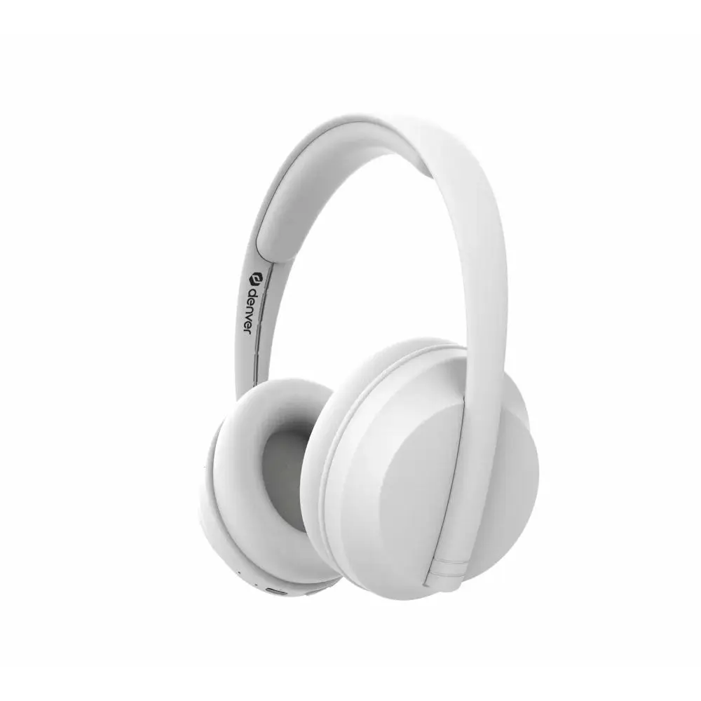 Denver BTH-235W Trådløse Over-Ear Hodetelefoner - Hvit