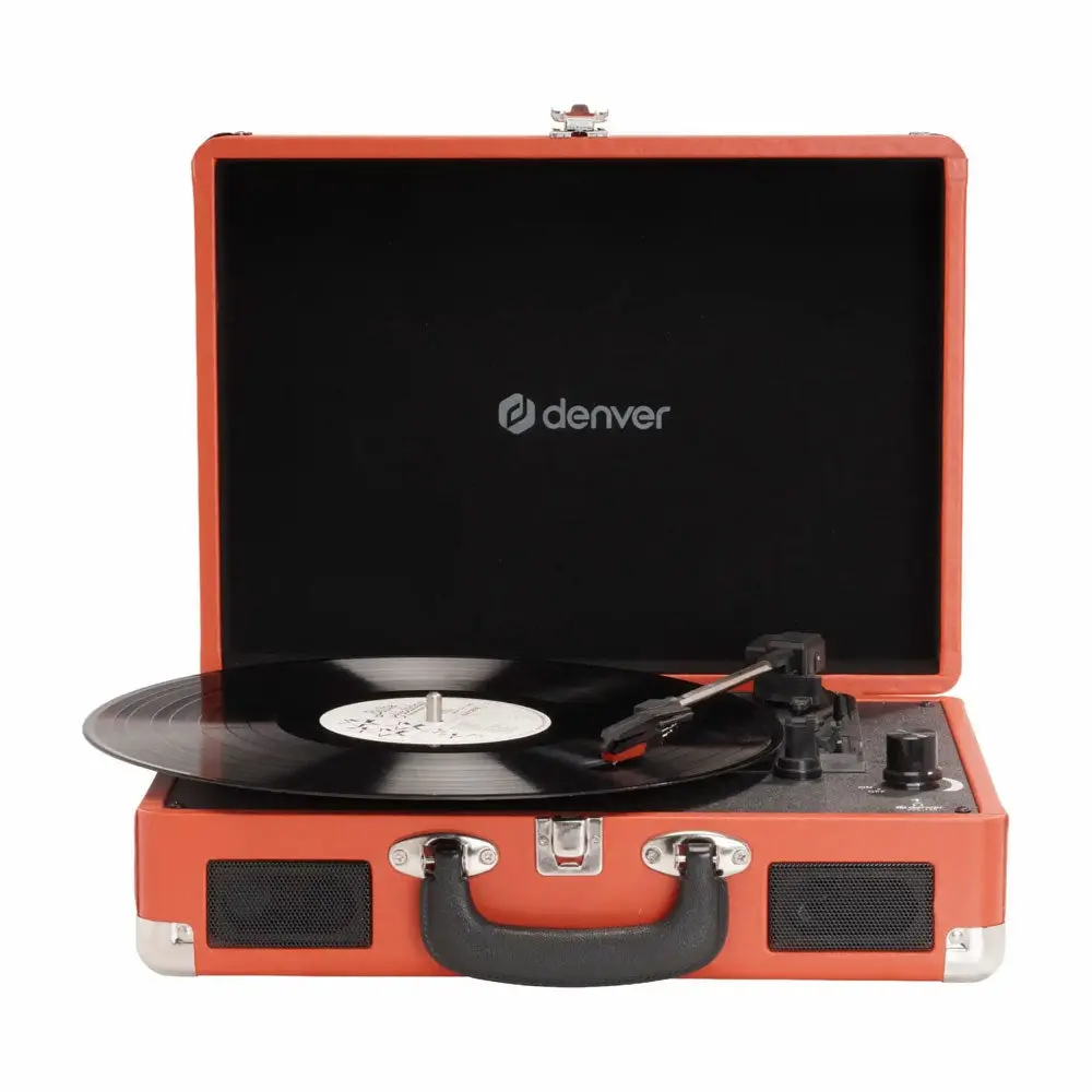 Denver VPL-120 Vintage USB Platespiller - Rød