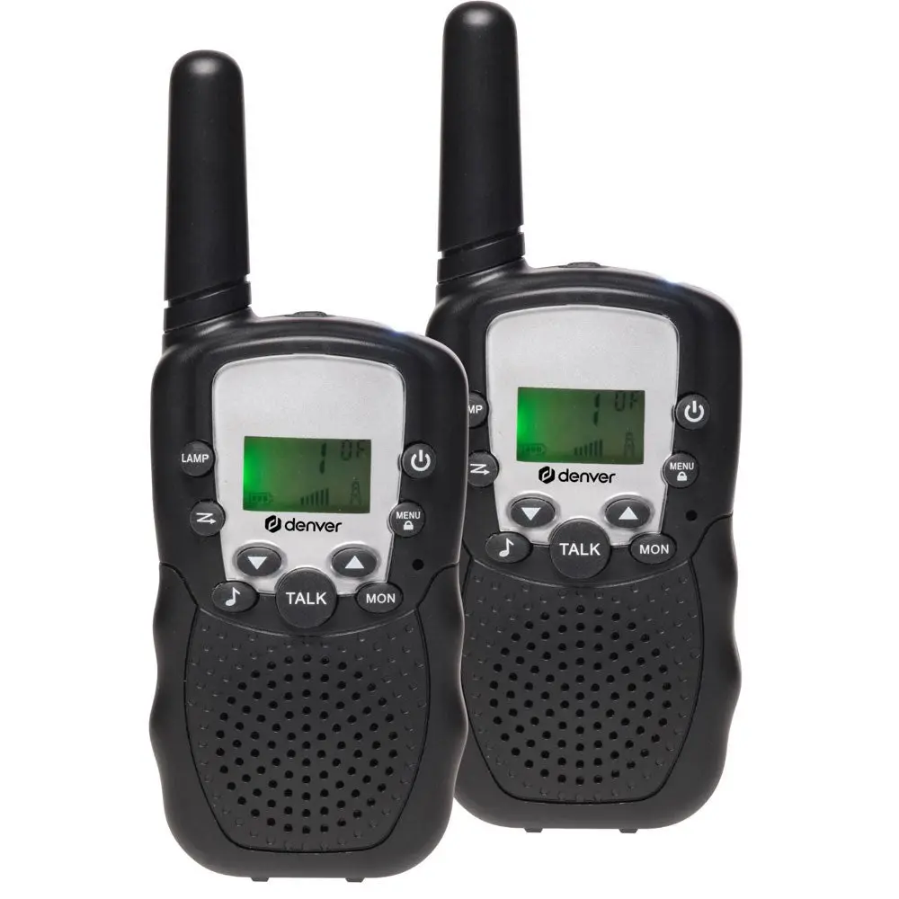 Denver WTA-449 Walkie Talkie Sett - 2 stk - Svart