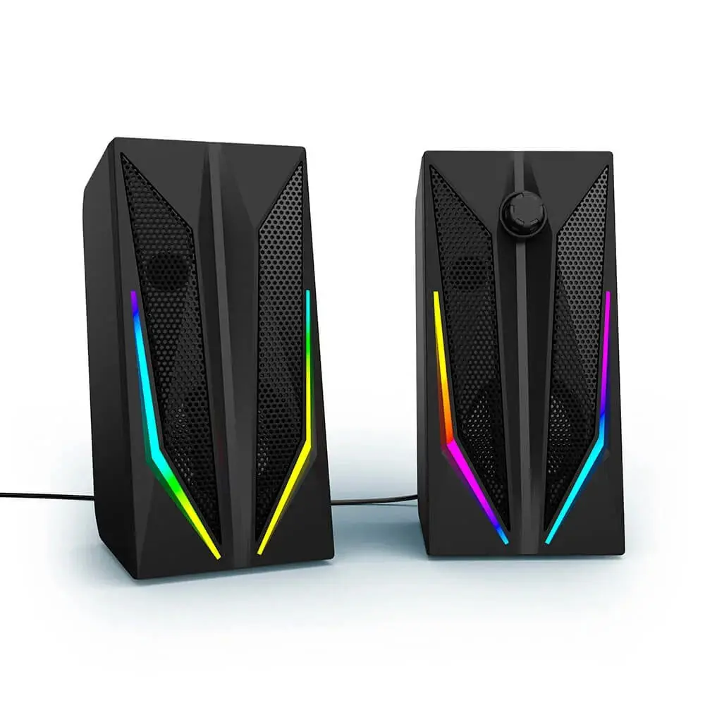uRage BLAST-R 200 Gaming Høyttaler Sett m. RGB Lys - Svart