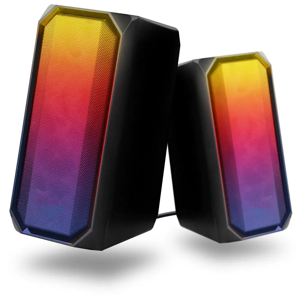 T'NB 2-i-1 RGB Bluetooth Gaming Høyttaler - Svart