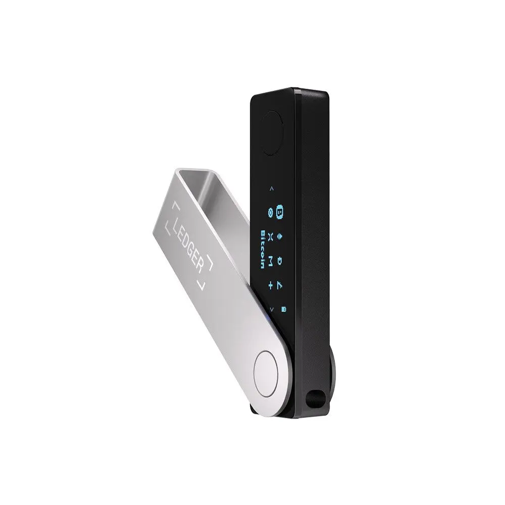 Ledger Nano X Crypto Hardware Wallet - Onyx Black