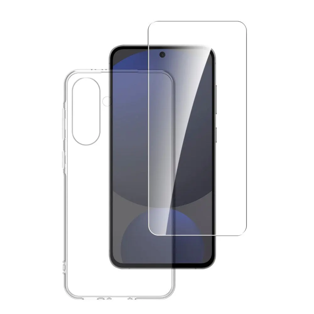 Samsung Galaxy A56 (5G) 4Smarts 360° Protection Set m. Deksel & Skjermbeskyttelsesglass - Gjennomsiktig