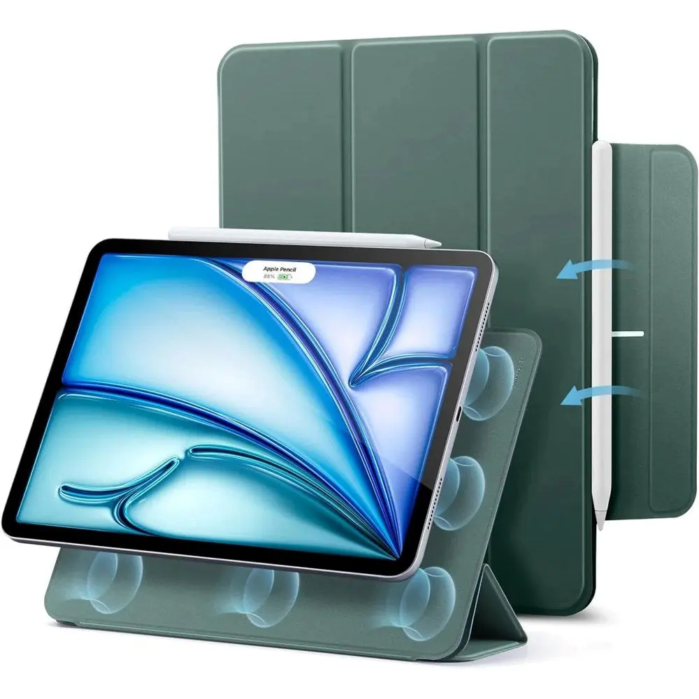 ESR iPad Air 11" (2026 / 2025 / 2024) / Air 10.9" (2022 / 2020) / Pro 11" (2018) Rebound Magnetic Flip Deksel - Grønn