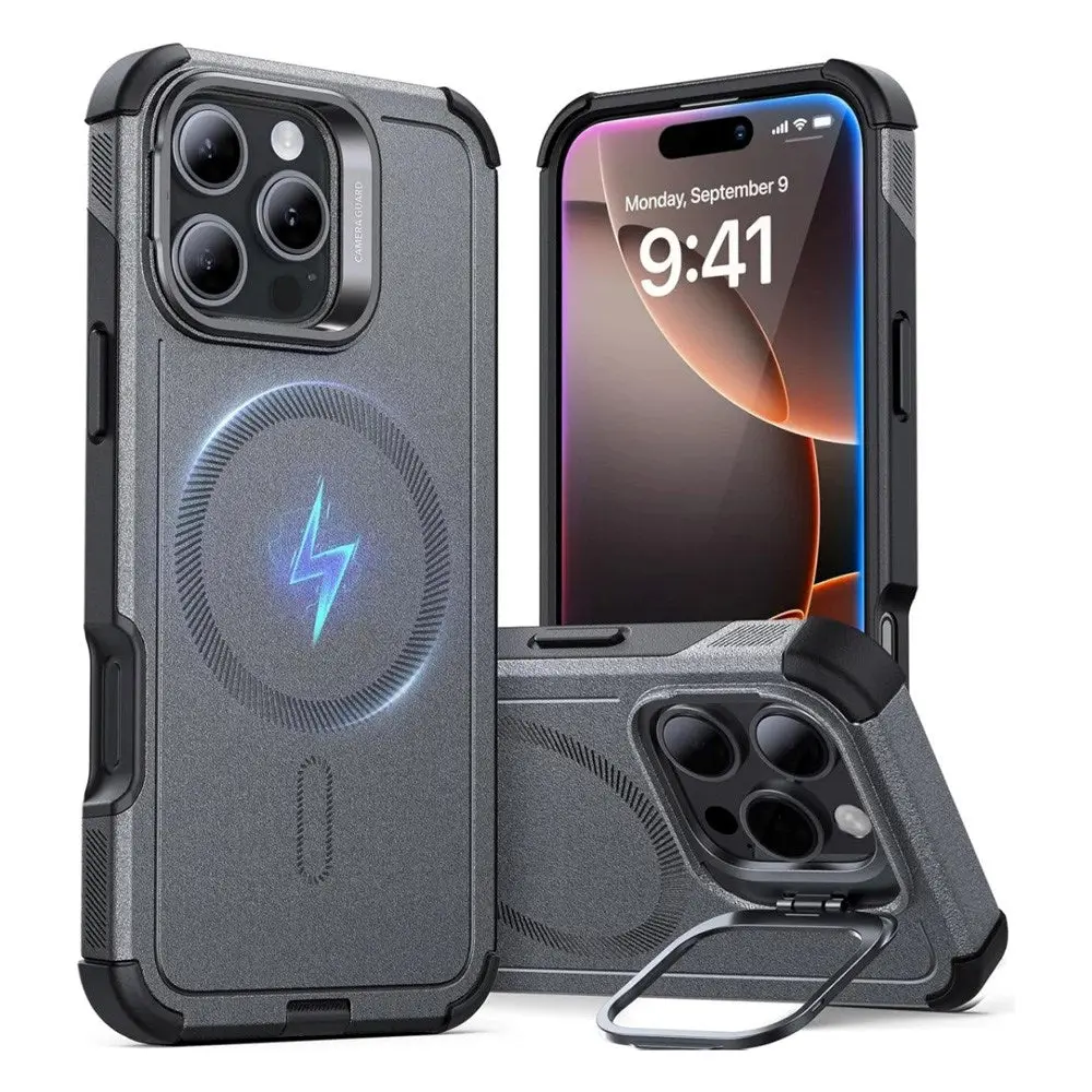 ESR iPhone 16 Pro Cyber Armor Deksel med Kickstand - MagSafe Kompatibel
