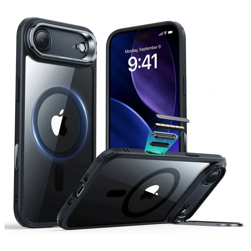 ESR iPhone Air Classic Hybrid Stash Case med Kickstand - MagSafe Kompatibel