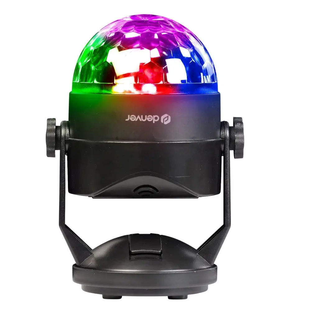 Denver LDB-319MK2 Diskokule m. LED Lys & Lyd - Svart