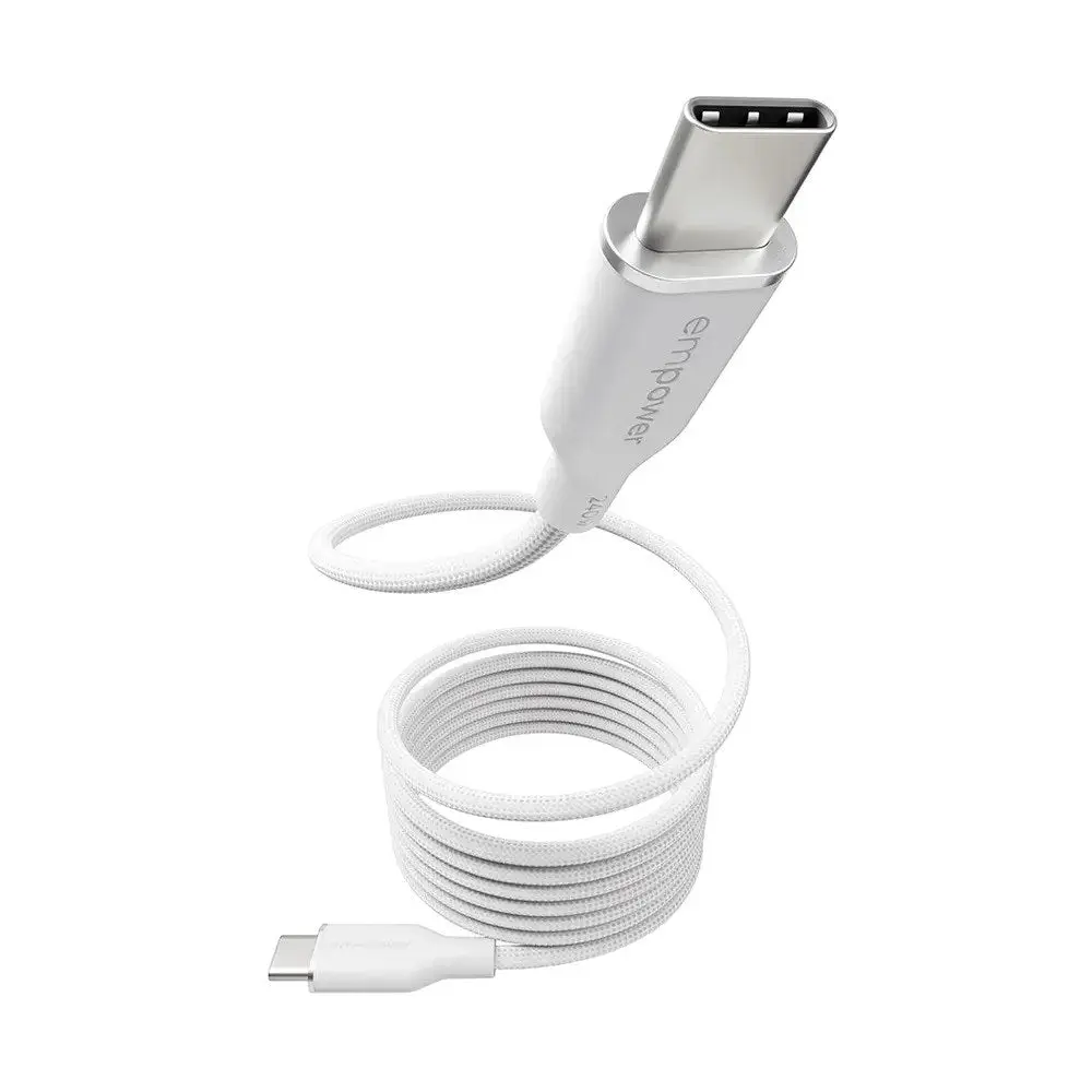 empower by PanzerGlass Magnetic 240W USB-C to USB-C Cable | USB 2.0 | 1.5M | Sage