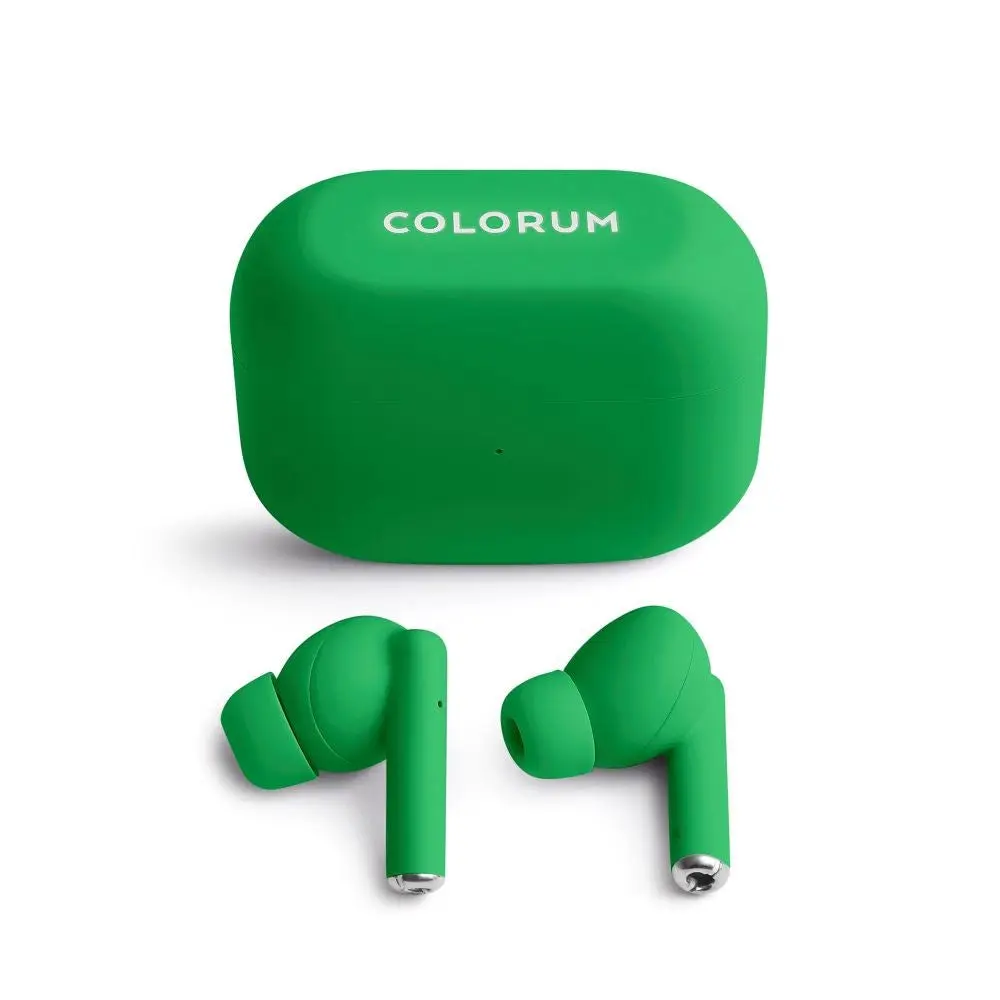 Colorum True Wireless Hodetelefoner - Green