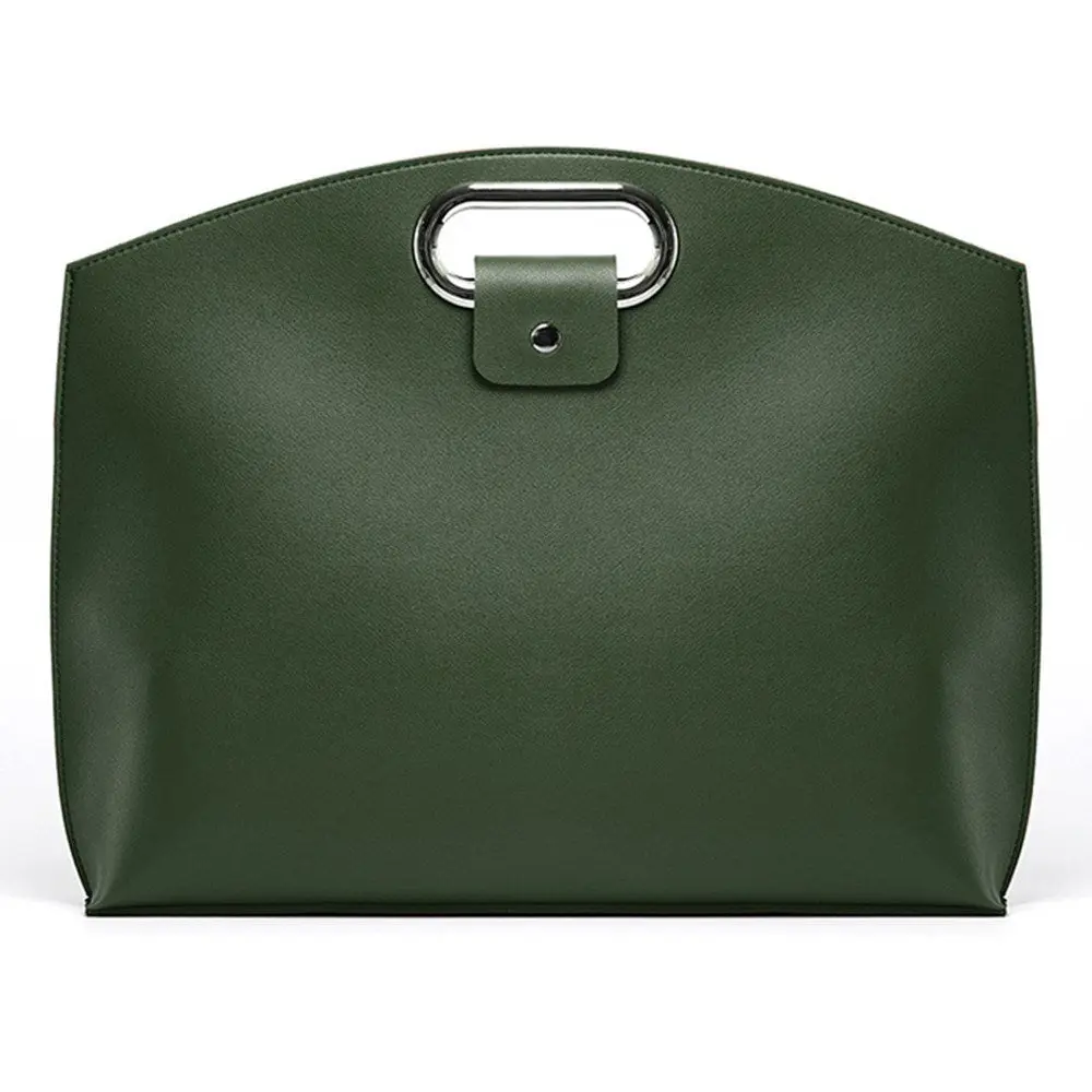 Kunstskinn MacBook / Laptop 13-14" Veske - 32 x 37.5 cm - Grønn