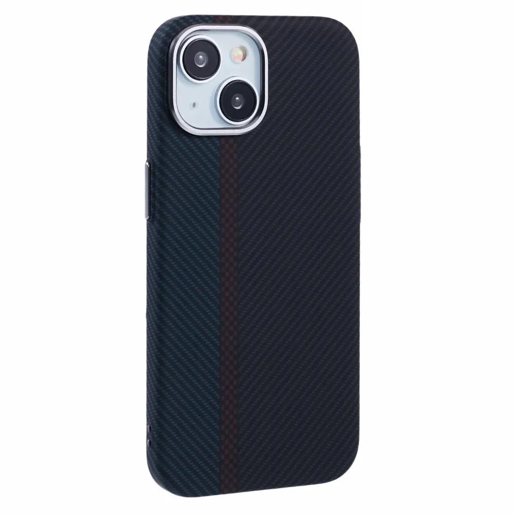 EIDERWOOD Mønstret Carbon Deksel - iPhone 14 - MagSafe Kompatibel