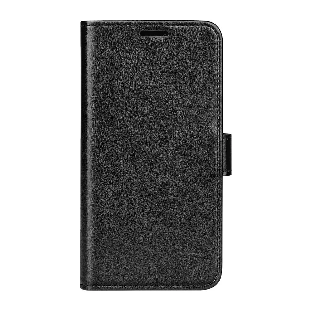 Oppo Reno 14 F (5G) EIDERWOOD Faux Leather Flip Deksel med Kortholder - Svart