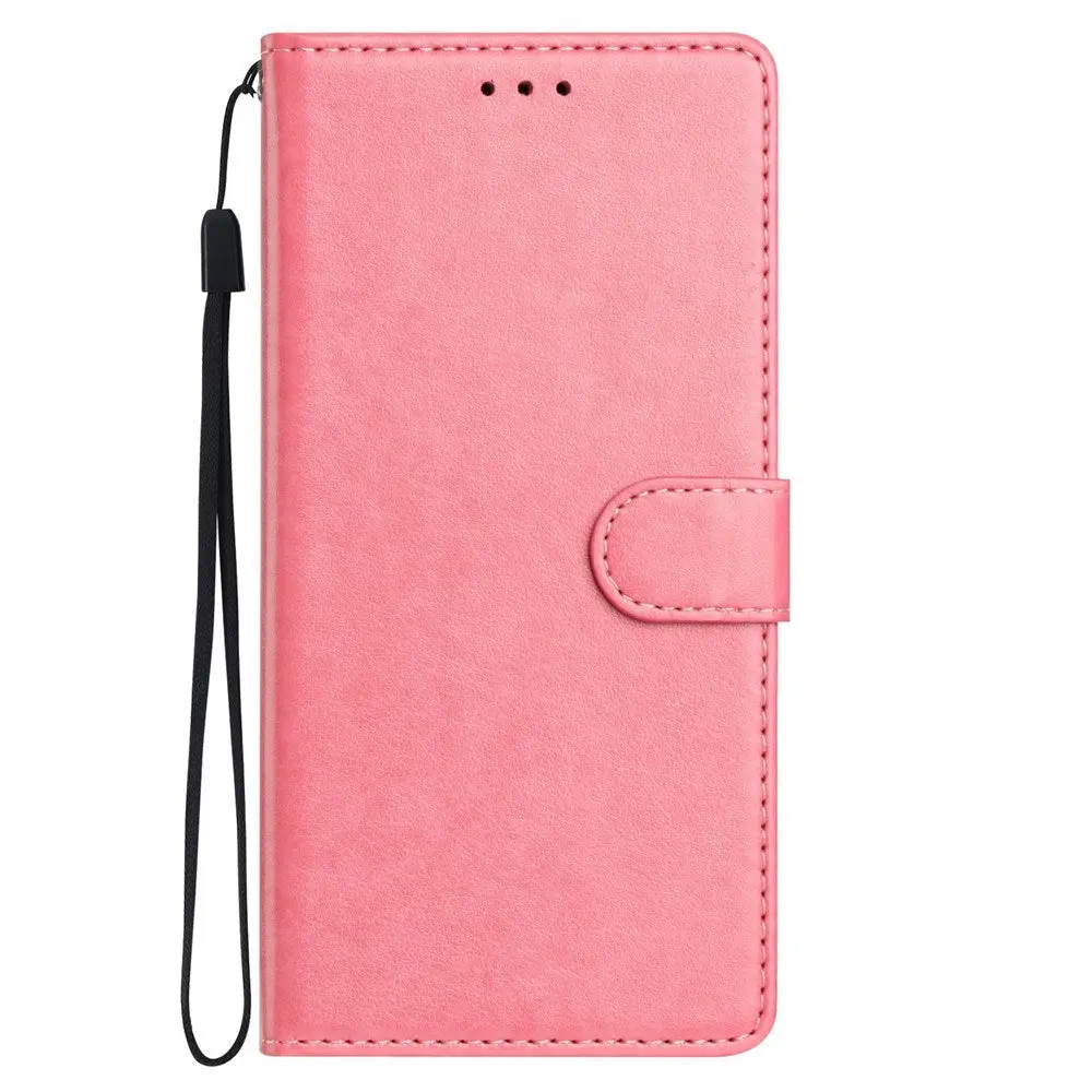 Xiaomi 15T EIDERWOOD Kunstskinn Flippdeksel med Kortholder & Stropp – Rosa