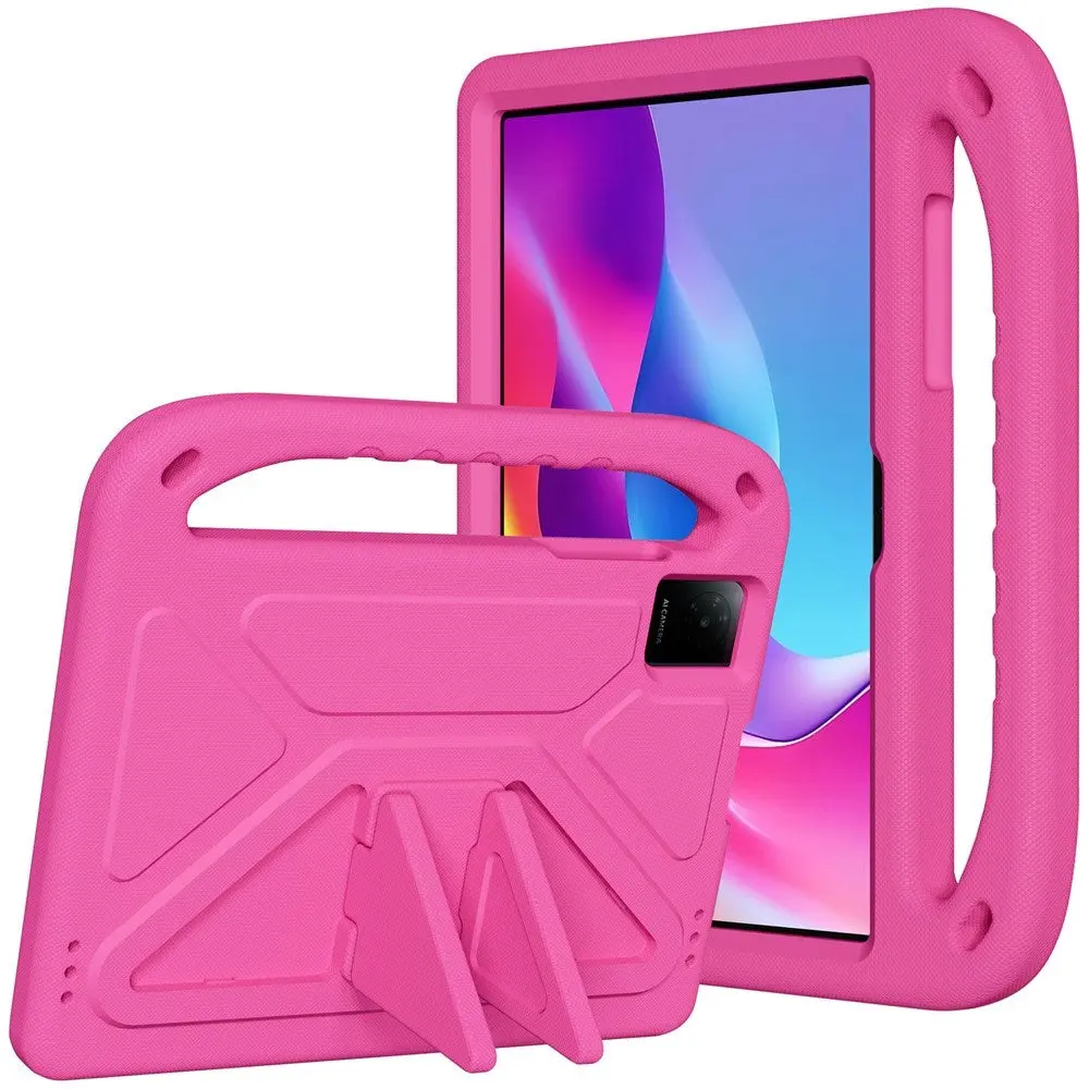 TCL Tab 10L Gen 4 EIDERWOOD Barne Deksel m. Håndtak & Stativ - Rosa