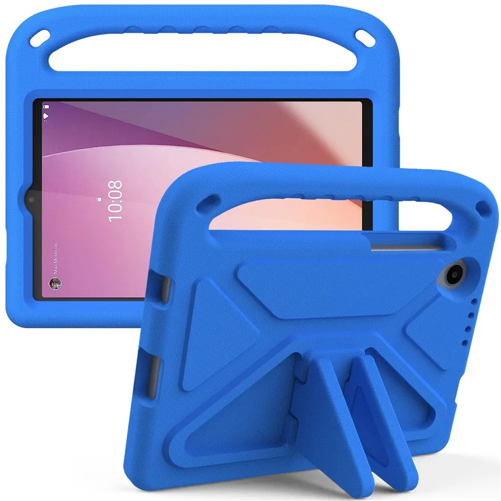 EIDERWOOD Lenovo Tab M8 (4. Gen.) Barn Deksel m. Håndtak & Støttefunksjon - Blå