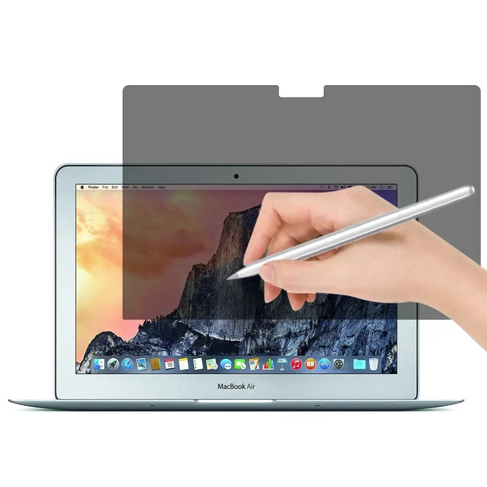 MacBook Air 11 Privacy Skjermbeskyttelsesfilm – Gjennomsiktig