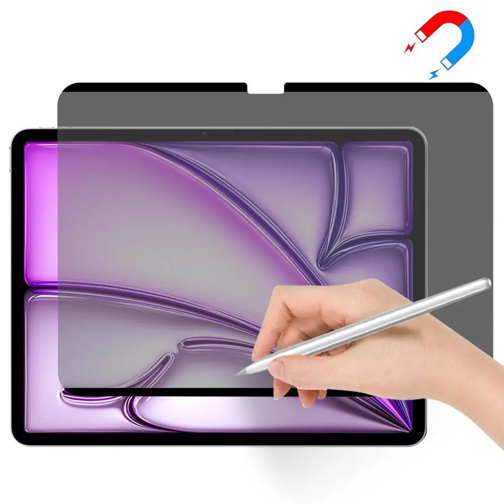 iPad Air 13" (2026 / 2025 / 2024) Papirtekstur PET Magnetisk Beskyttelsesfilm med Privacy