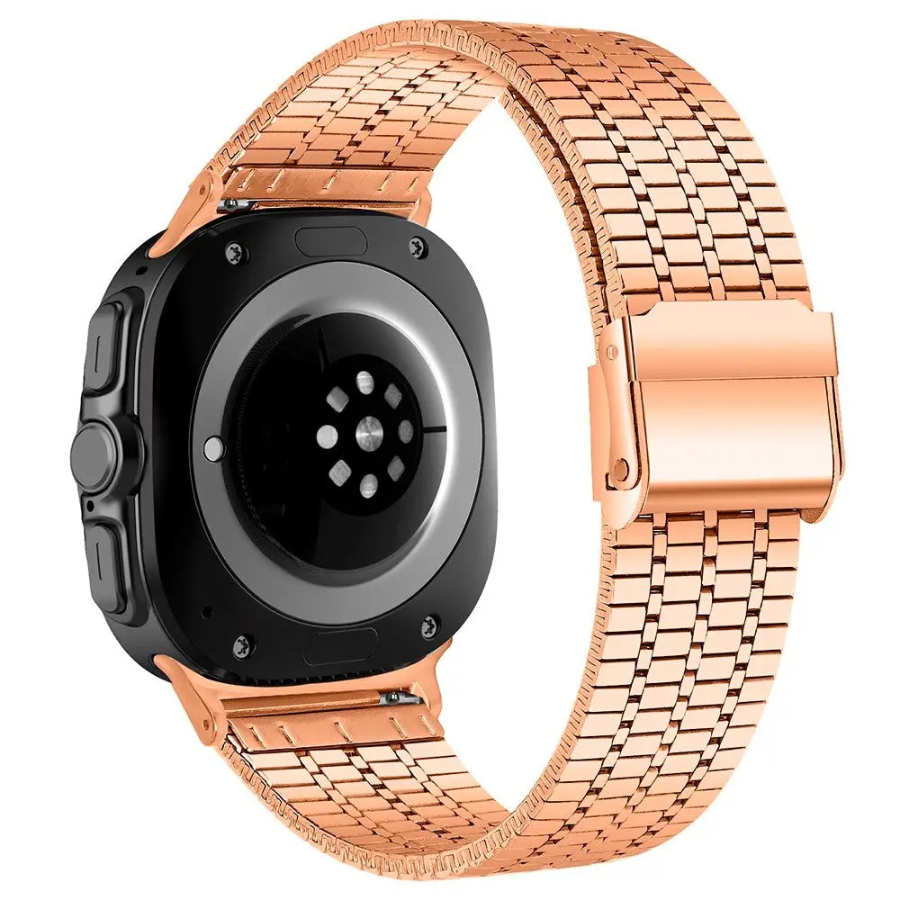 EIDERWOOD Samsung Galaxy Watch 9 / 8 / 8 Classic (40 / 44 / 46mm) Stål Rem - Rosegull