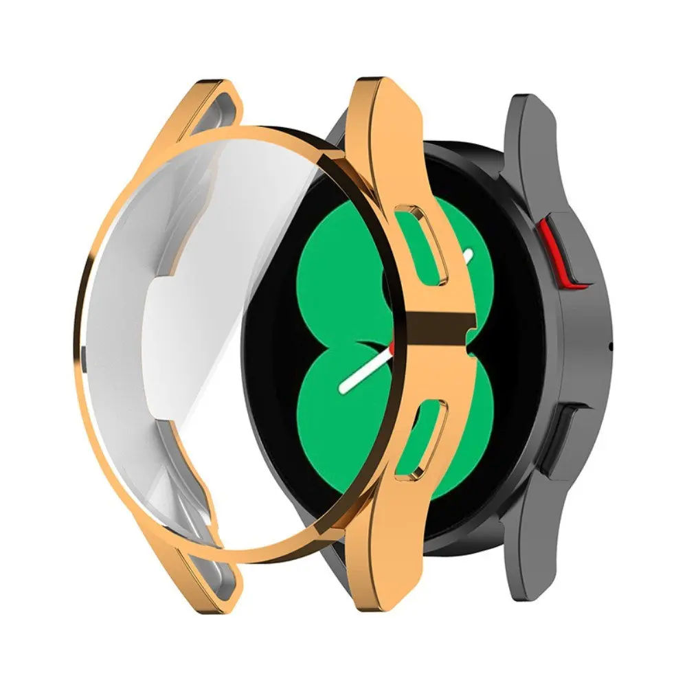 Samsung Galaxy Watch 4 (40 mm) Hard Plast Deksel m. Innebygd Skjermbeskyttelse - Rose Gold