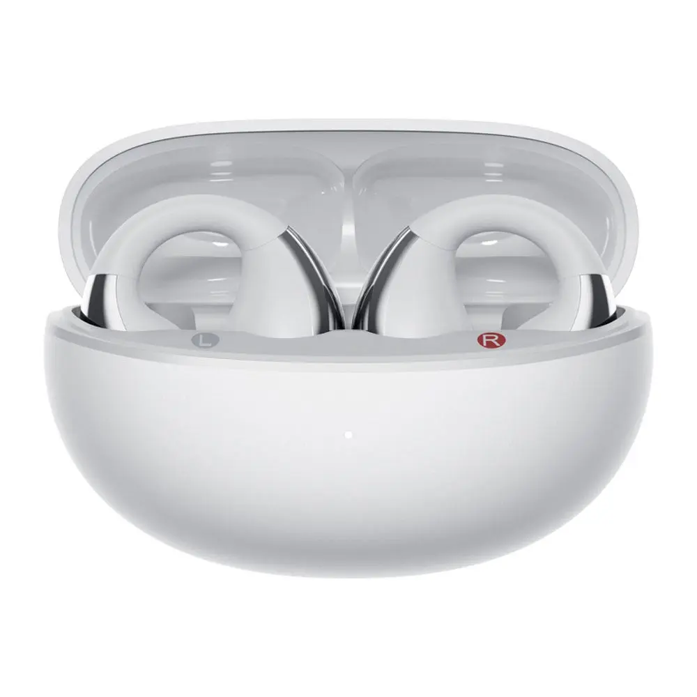 QCY Crossky Clip True Wireless Open-Ear Hodetelefoner - Hvit